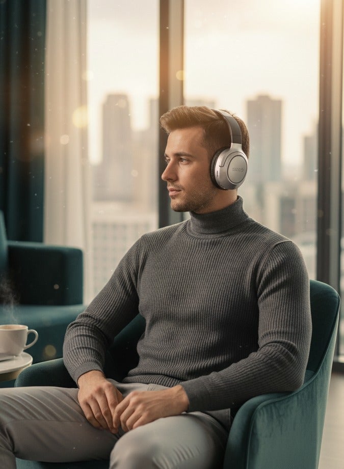 سودو سماعة الرأس SD-1105 اللاسلكية ستيريو فوق الأذن اسود/فضي - Image 4